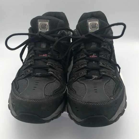 Skechers steel toe tennis cheap